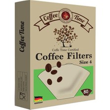Coffee Time No:4 Kahve Filtresi 80'li