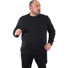 Starbattal Büyük Beden Sweatshirt V Design 22742
