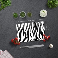 Decorita Zebra Desen | Cam Kesme Tahtası - Cam Kesme Tablası |