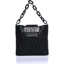 Versace Jeans Couture 74VA4BB7-ZS409-899 Siyah Kadın Omuz Çantası