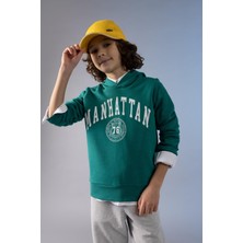 DeFacto Erkek Çocuk Kapüşonlu Baskılı Sweatshirt Z4596A623SP