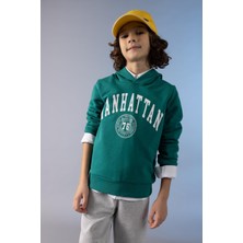 DeFacto Erkek Çocuk Kapüşonlu Baskılı Sweatshirt Z4596A623SP
