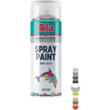 Akfix Sprey Boya Mat Beyaz RAL9003 400ML / 300GR