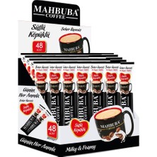 Mahbuba Coffee 2si1 Arada Şekersiz Sütlü Köpüklü Hazır Kahve 48x9,5gr