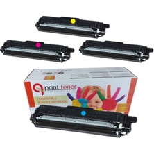 QPRİNT TONER Canon CRG-054 Set 2100 Sayfa  Renkli Muadil Toner Set