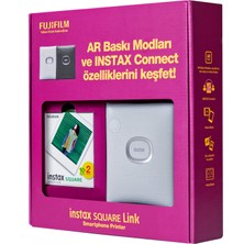 Instax Square Link Beyaz Akıllı Telefon Yazıcısı Bundle Box