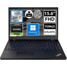 Lenovo Thinkpad P15V 21D8003NTX03 i7-12800H 32 GB 512 SSD T600 Windows 10 Pro 15.6" FHD Taşınabilir Bilgisayar