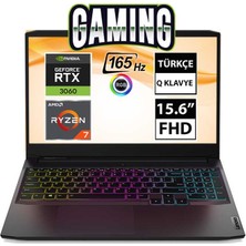 Lenovo Ideapad Gaming 3 82K200JUTX02 Ryzen7 5800H 16 GB 512 SSD 1 TB SSD RTX3060 Freedos 15.6" FHD Taşınabilir Bilgisayar