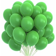 Parti Station Lastik Lateks Mat Balon 10 Adet Kırmızı Siyah Sarı Turuncu Pembe Mavi Mor Yeşil Küf Yeşili Şeffaf Lacivert Fuşya Gri Kahverengi