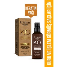 Fitness Professional Aşırı Yıpranmış ve Kuru Saçlara Özel Keratin Bakım Yağı 100 ml