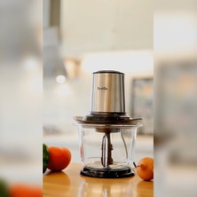 Inox-Siyah Cam Hazneli Rondo 1.5l