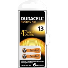 Duracell 13 Kulaklık Pili 6 Lı Kart