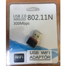 Bolsat USB Wıfı Adaptör Tak Çalıştır 300MBPS