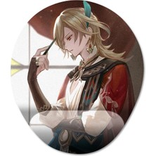 Pixxa Kaveh - Genshin Impact Bilek Destekli Mousepad Model - 2 Oval