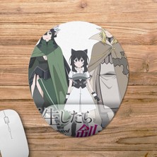 Pixxa Tensei Shitara Ken Deshita - Reincarnated As A Sword Bilek Destekli Mousepad Model - 1 Oval