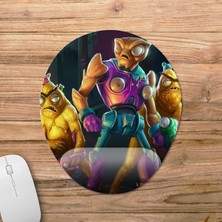 Pixxa High On Life Bilek Destekli Mousepad Model - 2 Oval