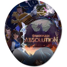 Pixxa Dragon Age: Absolution Bilek Destekli Mousepad Model - 1 Oval