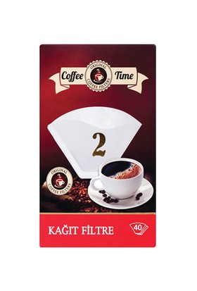 Coffee Time Cafe Time 1x2 40'lı Kahve Filtre Kağıdı