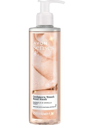 Avon Senses Cashmere Touch Sıvı El Sabunu Manolya ve Vanilya Kokulu 250 ml Nemlendirici Etki