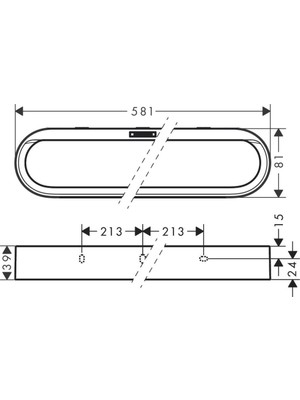 Hansgrohe Wallstoris Havlu Askısı Satin Beyaz 27926700