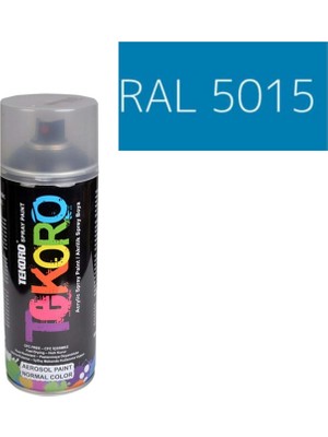 Tekoro Sprey Boya RAL-5015 Gökyüzü Mavisi 400 ml