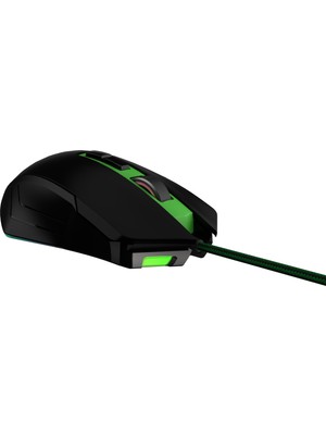 Pusat V11 10000 DPI 8 Tuşlu Kablolu RGB Oyuncu Mouse - Siyah