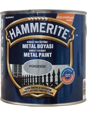 Marshall Hammerite Direkt Pas Üstü Pürüzsüz Metal Boya 0.75 Lt