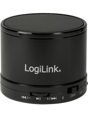 LogiLink MiniBeat Pro – Taşınabilir Siyah Bluetooth Hoparlör 3 W Modeli ile Şık Tasarım