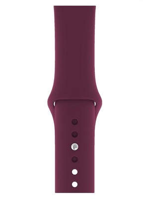Mimtec Apple Watch 3 4 5 6 7 8 Se 42 44 45MM Kordon Kayış Bileklik Klasik Kaliteli Silikon