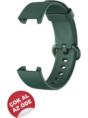 Mimtec Xiaomi Mi Watch Lite Kordon Akıllı Saat Bileklik Kordonu Silikon Kayış Kordon