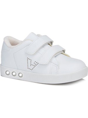 Vicco Oyo Işıklı Unisex Çocuk Sneaker Beyaz