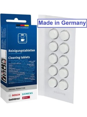 Bosch Espresso Kahve Makinesi Temizleme Tableti Cleaning Tablets