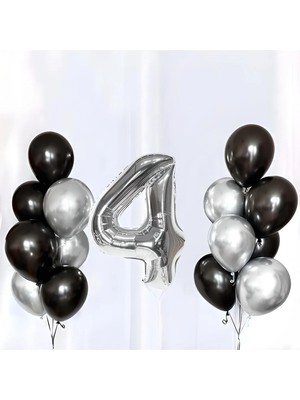 Çıtı Pıtı Store 4 Yaş Doğum Günü Balon Seti