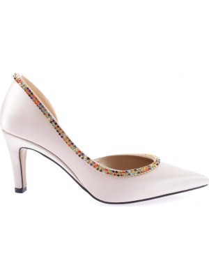 DGN 1328 Kadın Transparan Detayli Stiletto