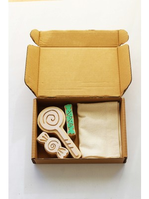 Craft Şeker Set Tahta Baskı Kalıbı Kendin Yap Set