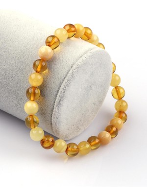 Alibaba Doğaltaş Damla Kehribar Bileklik Litvanya Sertifikalı