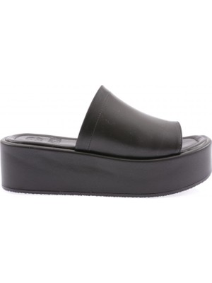 DGN 9902-23Y Kadin Kalin Taban  Terlik