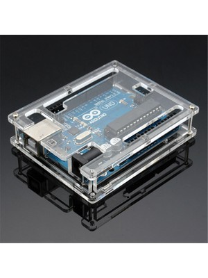 Roba Uno R3 Plastik Koruma Kutusu Arduino Pleksi Kutu