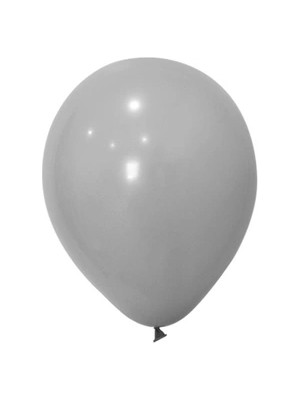 Yck Balon 12" Iç Mekan Dekorasyon Balonu Gri - 100 Adet