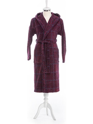 Özdilek Hawai Maro Kadife Kapüşonlu Bornoz Xxl Beden