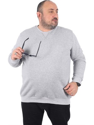 Starbattal Büyük Beden Sweatshirt V Design 22742