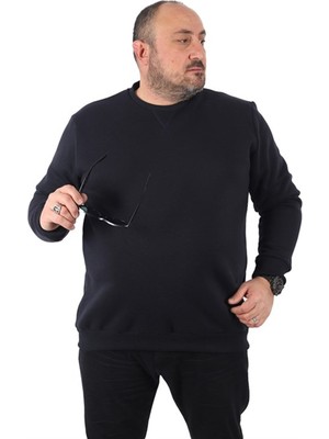 Starbattal Büyük Beden Sweatshirt V Design 22742