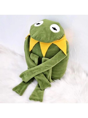 Masho Trend Susam Sokağı Kurbağa Kermit - Kurbağa Peluş