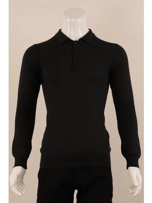 Piserro Slim Fit Yünlü Düğmeli Triko