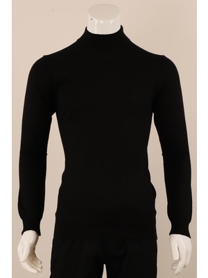 Piserro Slim Fit Yünlü Boğazlı Triko