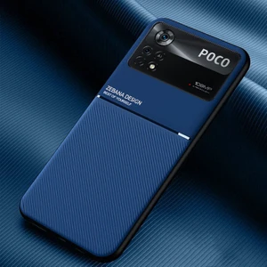 Xiaomi Poco X4 Pro 5g Kılıf Zebana Design Silikon Kılıf Mavi
