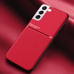 Samsung Galaxy S21 Fe 5g Kılıf Zebana Design Silikon Kılıf Kırmızı