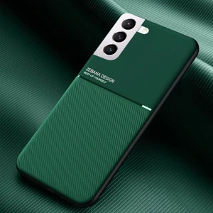 Samsung Galaxy S22 Kılıf Zebana Design Silikon Kılıf Yeşil