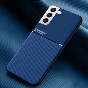 Samsung Galaxy S22 Kılıf Zebana Design Silikon Kılıf Mavi