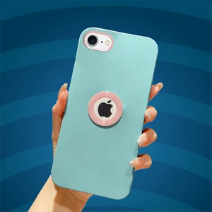 Apple iPhone 7 Kılıf Zebana Candy Silikon Kılıf Turkuaz